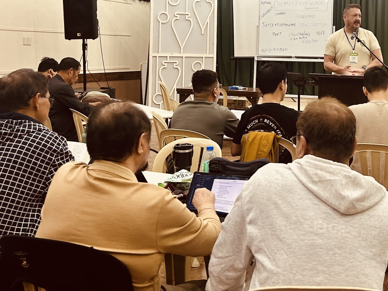 Pastor Chris teaching in the Philippines